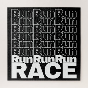 Motivational Runner In-Training Quote - Run Race Jigsaw Puzzle