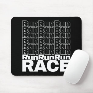 Motivational Runner In-Training Quote - Run Race Mouse Pad