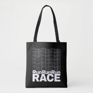 Motivational Runner In-Training Quote - Run Race Tote Bag