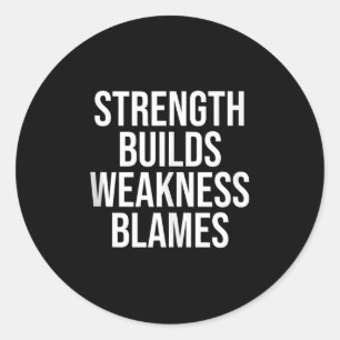 Motivational Saying For Stoic Wisdom Lovers Tank T Classic Round Sticker
