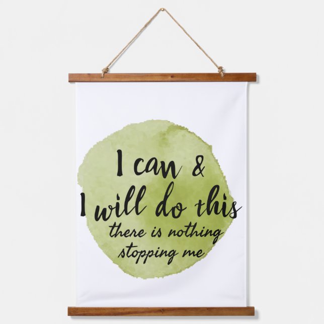 motivational sayings for self care  hanging tapestry (Front)