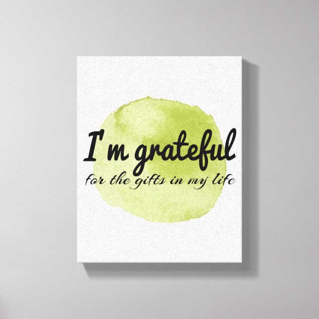 motivational self acceptance quotes canvas print (Front)