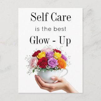 Motivational Self Care Quote Mental Health Postcard