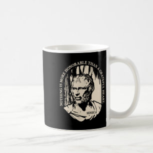 Motivational Seneca Quote - Grateful Heart Coffee Mug