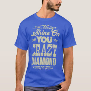 Motivational Shine On You Crazy Diamond 1975  T-Shirt