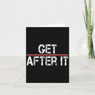 Motivational Shirt-funny Gym Outfit Workout Tee Ge Card