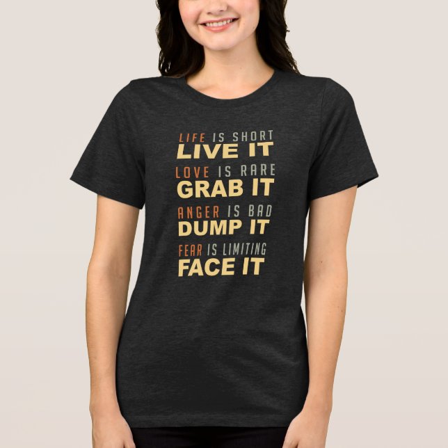 Motivational shirts & jackets (Front)