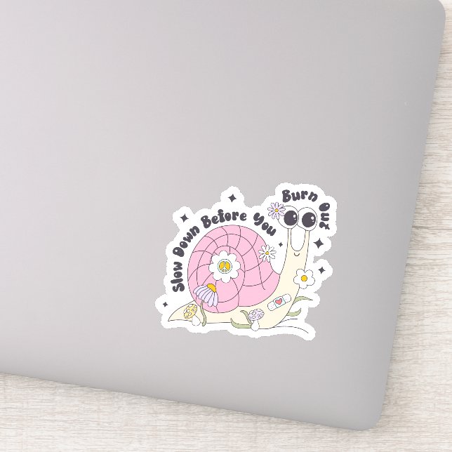 Motivational Slow Down Snail  (Detail)