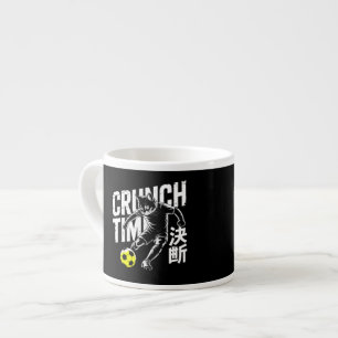 Motivational Soccer Cat Gift for Teammates & Coach Espresso Cup