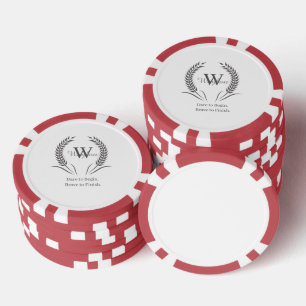 Motivational Sports Poker Chips