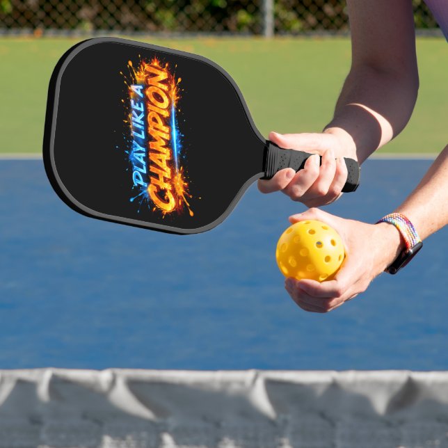 Motivational Sports Quote Design Pickleball Paddle (Insitu)