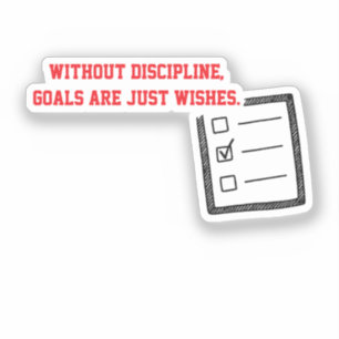 Motivational Stickers "Discipline" 