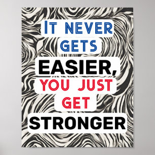 Motivational Strength Invisible Disability Health Poster