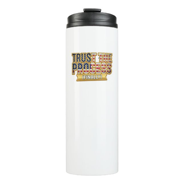 Motivational Success Decal Thermal Tumbler (Front)