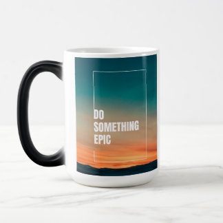 Motivational sunset leave a legacy Mug