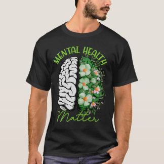 Motivational Support Warrior Mental Health Problem T-Shirt