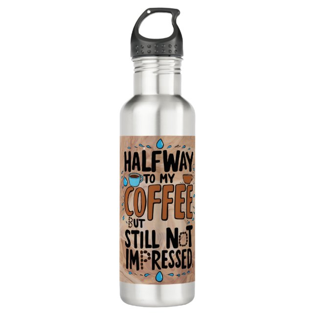 Motivational Time Marker Water Bottle | Hydration  (Front)