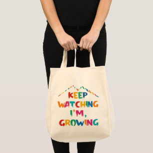 Motivational Tote Bag – Colourful Growth Quote