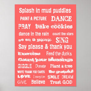 MOTIVATIONAL TRUST GOD MURAL wall hanging Poster