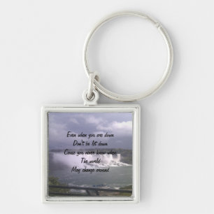 motivational upliftment key ring