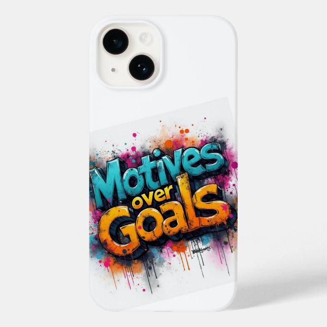 Motivational Vibes Only: Inspirational Quotes Case-Mate iPhone Case (Back)