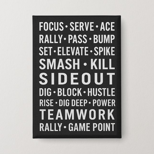 Motivational Volleyball  (Front)