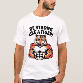 Motivational Wild Animal Design T-Shirt