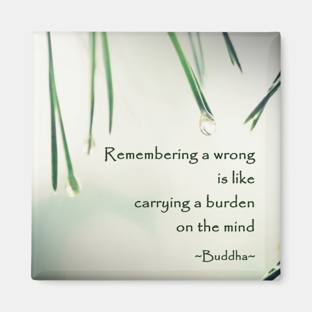 Motivational Wisdom Buddha's Teaching Photography Magnet (Front)