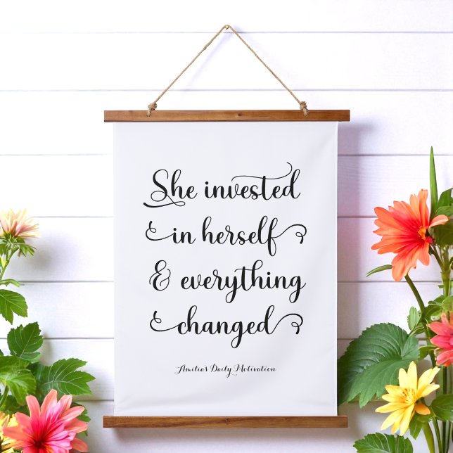 Motivational Women Quote Girl Power   Hanging Tapestry (Creator Uploaded)