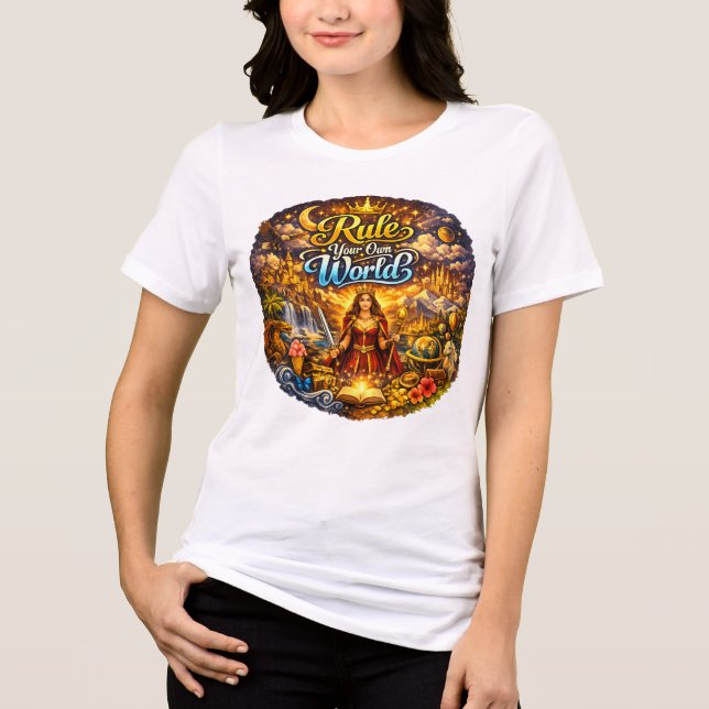 Motivational Women White Tshirt (Front)