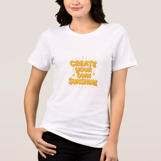 Motivational Women White Tshirt (Front)