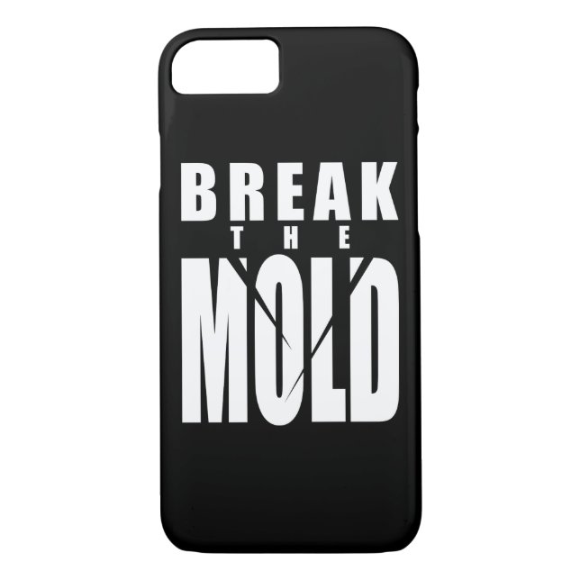 Motivational Words - Break The Mould Case-Mate iPhone Case (Back)