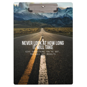 Motivational Words Clipboard