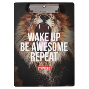 Motivational Words Clipboard