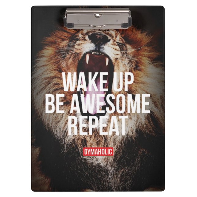 Motivational Words Clipboard (Front)