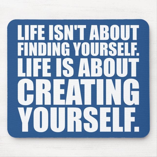 Motivational Words - Create Yourself Mouse Pad (Front)