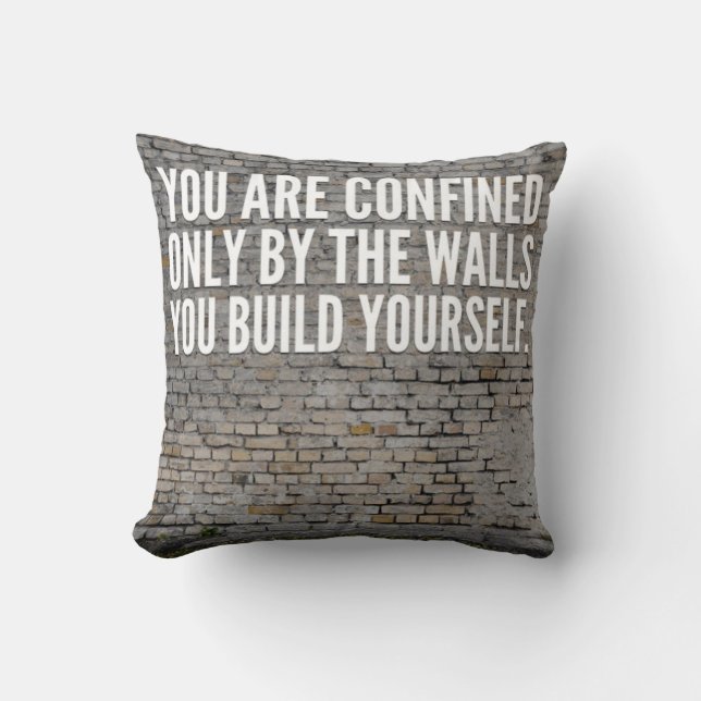 Motivational Words Cushion (Front)