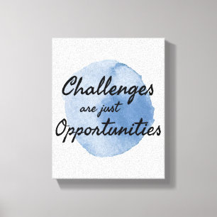 motivational words for work and success canvas print