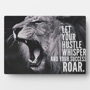 Motivational Words - Hustle and Success Plaque