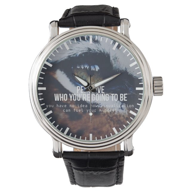 Motivational Words - Perceive and Visualise Watch (Front)