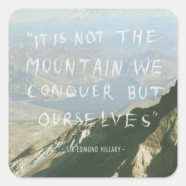 Motivational Words Square Sticker (Front)