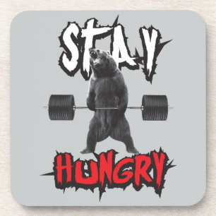 Motivational Words - Stay Hungry Coaster