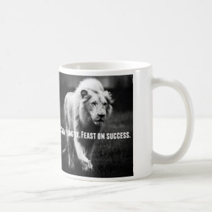 Motivational Words - Stay Hungry, Fest on Success Coffee Mug