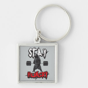 Motivational Words - Stay Hungry Key Ring