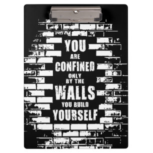 Motivational Words - Walls - Workout Motivational Clipboard