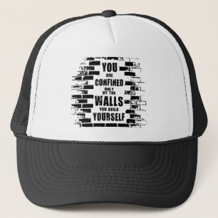 Motivational Words - Walls - Workout Motivational Trucker Hat