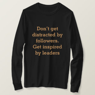 Motivational Words with simple Text on T-Shirt