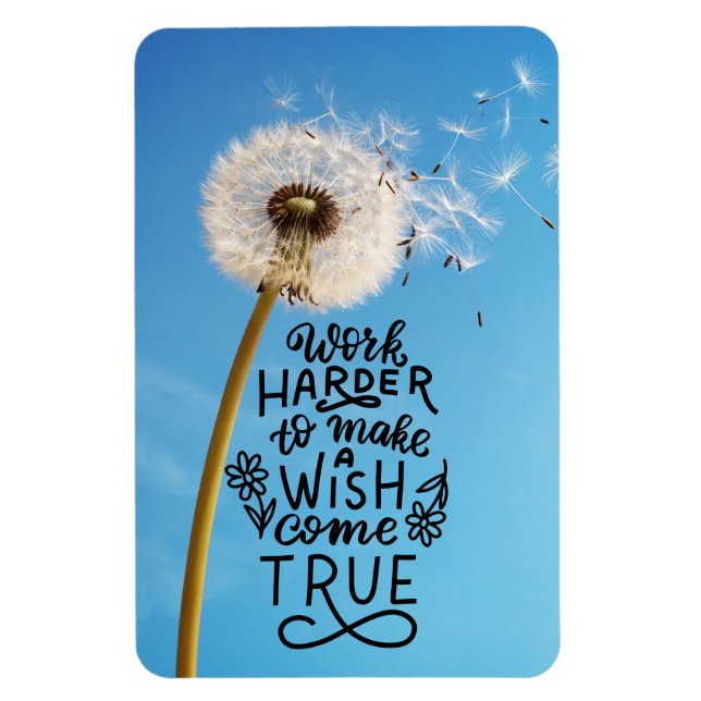 Motivational Work Harder  Magnet (Vertical)
