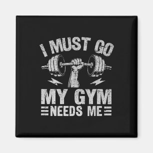 Motivational Workout Fitness Bodybuilding Training Magnet