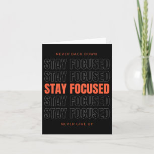 Motivational Workout Gift Womens Mens Motivation Card